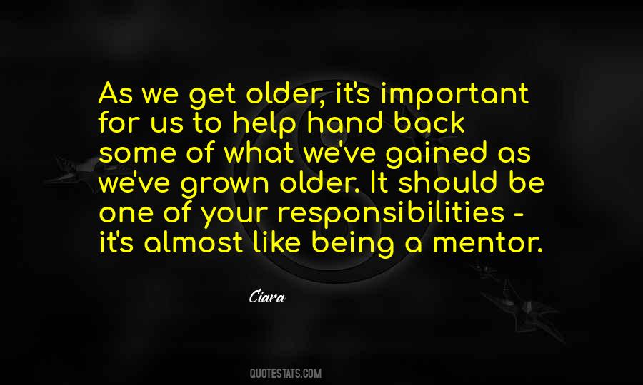 Being Older Quotes #459230