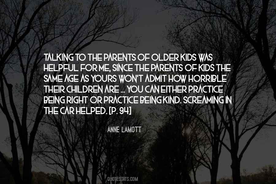 Being Older Quotes #48255