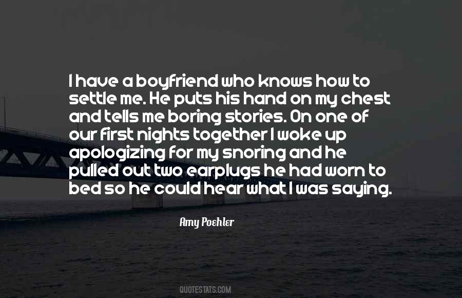 Quotes About First Night Together #1064997
