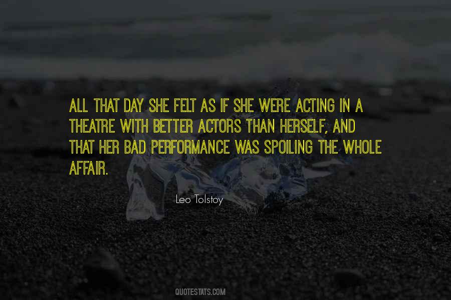 Quotes About Bad Actors #851866