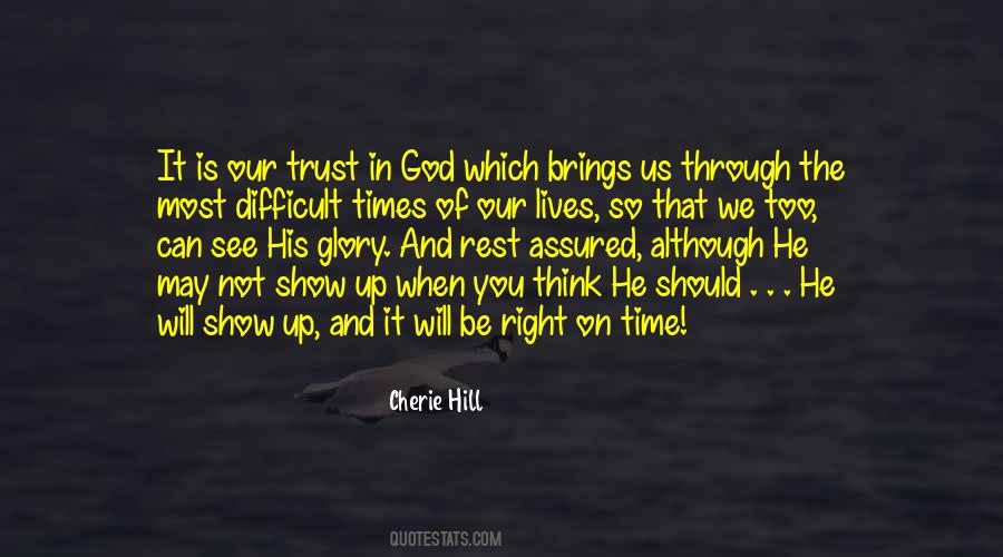 Quotes About God Will See You Through #1648123