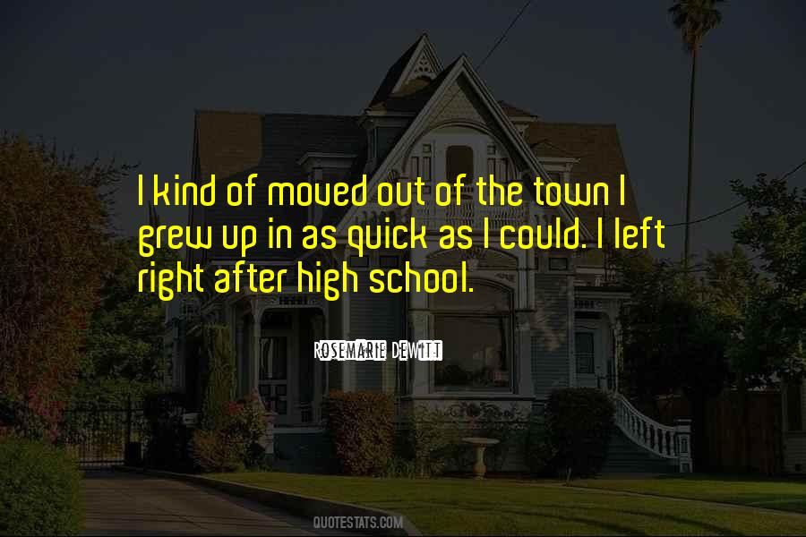 Quotes About After High School #1058209