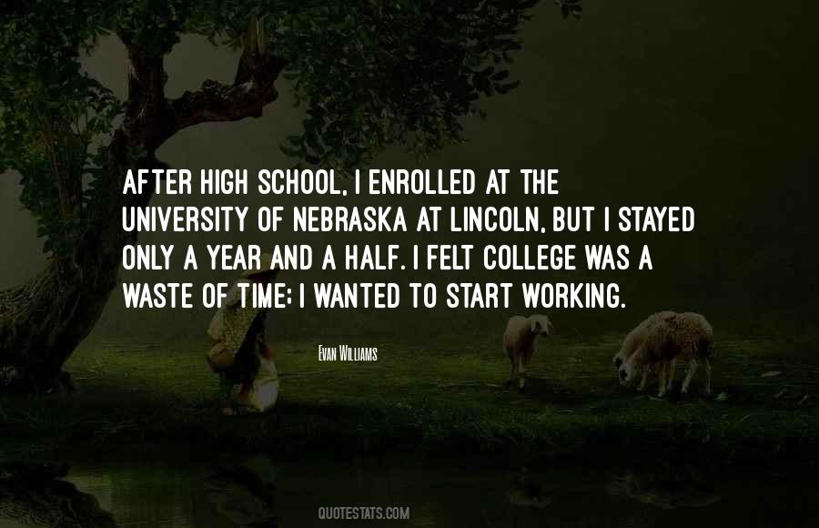 Quotes About After High School #1755934