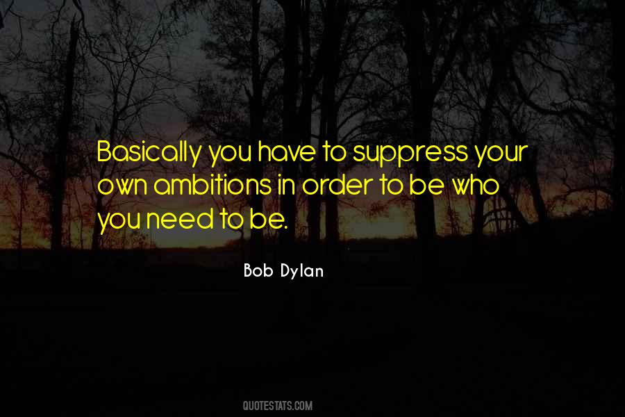 Suppress You Quotes #724145