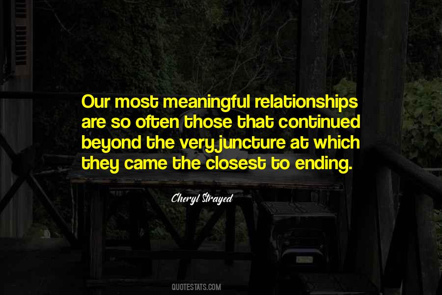 Quotes About Meaningful Relationships #1438486