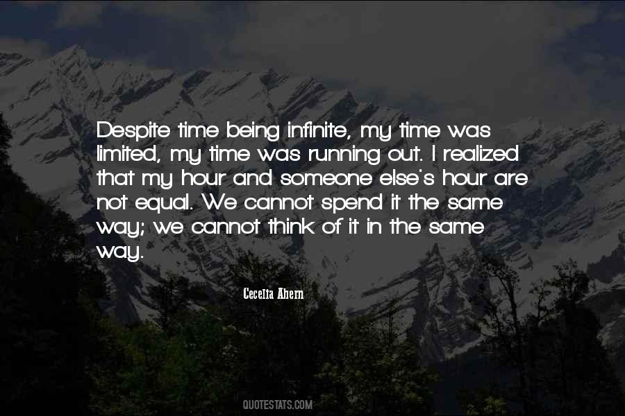 Quotes About Being Infinite #1765302