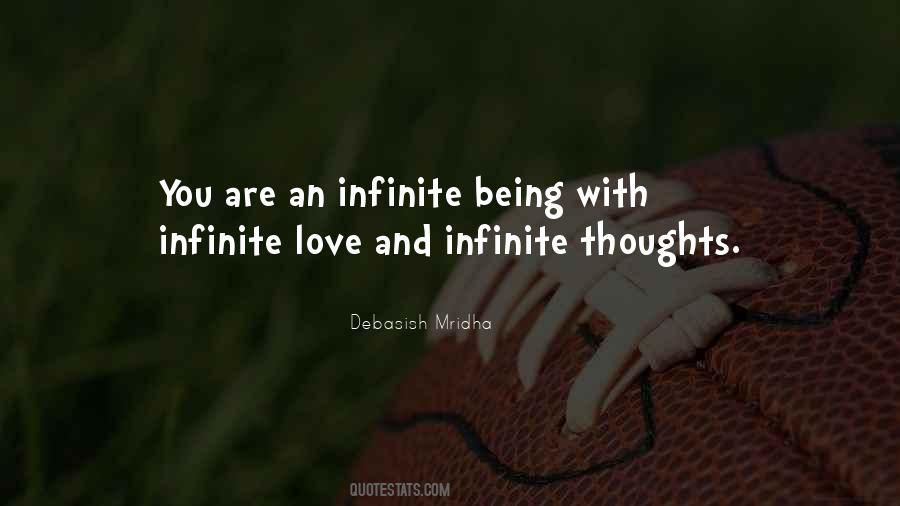 Quotes About Being Infinite #185162