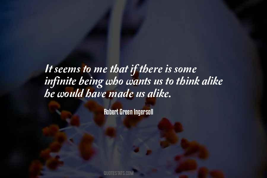 Quotes About Being Infinite #9778