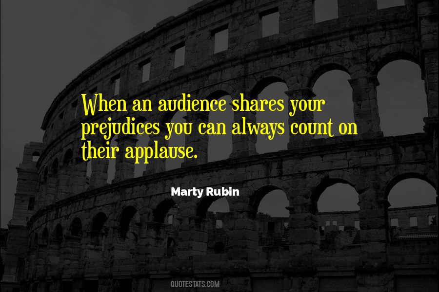 Quotes About Applause #1081790