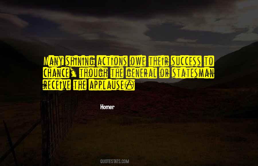 Quotes About Applause #1315936