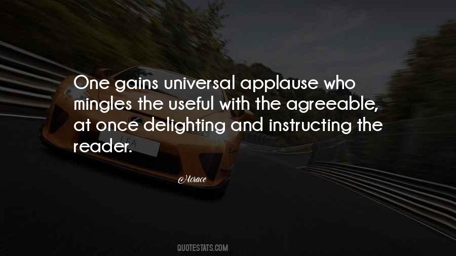 Quotes About Applause #1676491