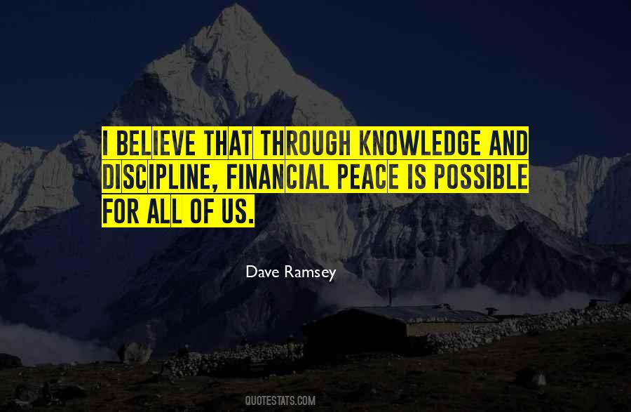 Financial Peace Quotes #1596932