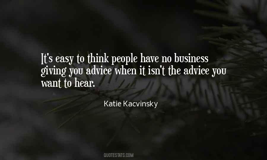 Quotes About People's Business #59773