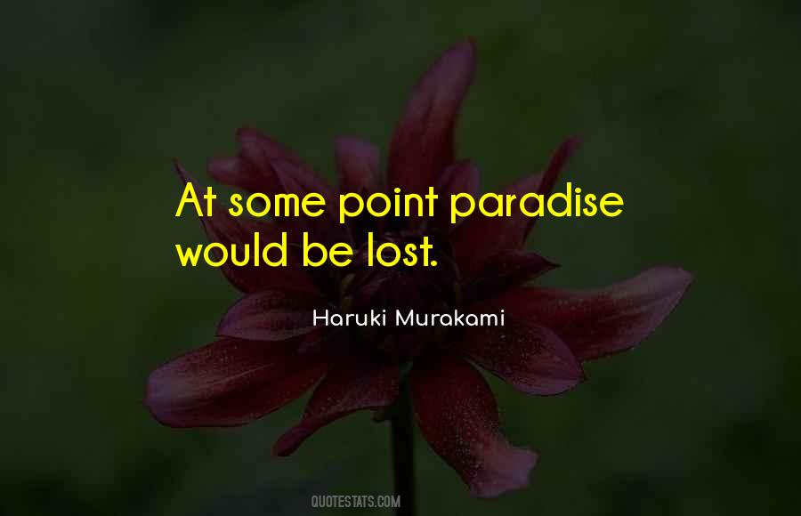 Quotes About Paradise Lost #1413807