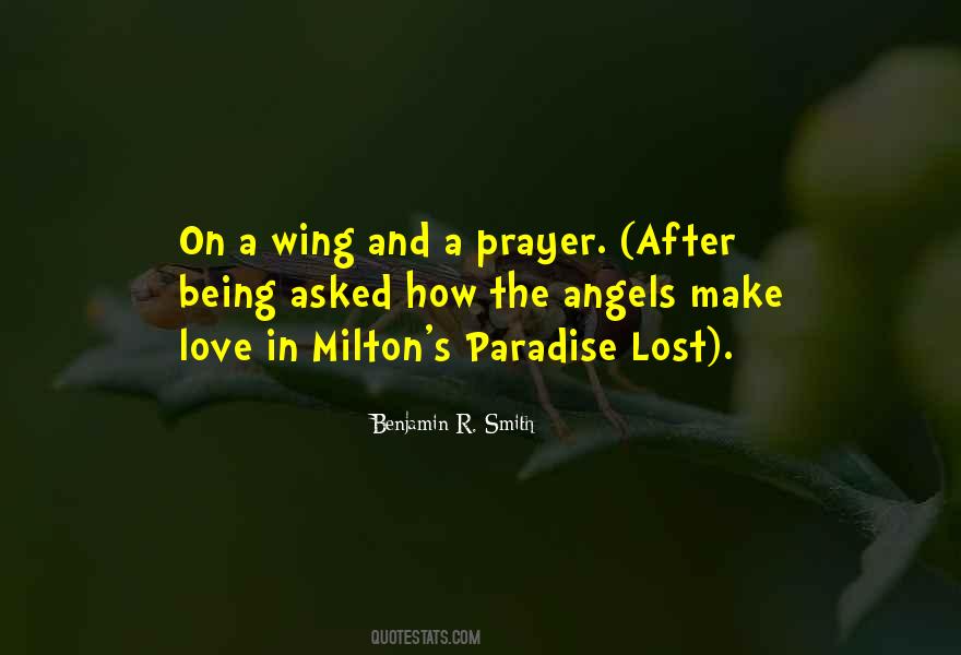 Quotes About Paradise Lost #869443