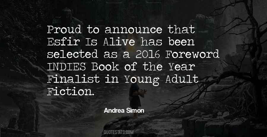 Young Adult Fiction Quotes #367819