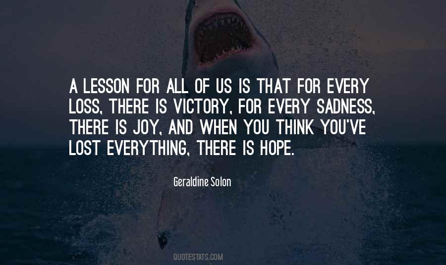 Quotes About Loss And Sadness #1664005