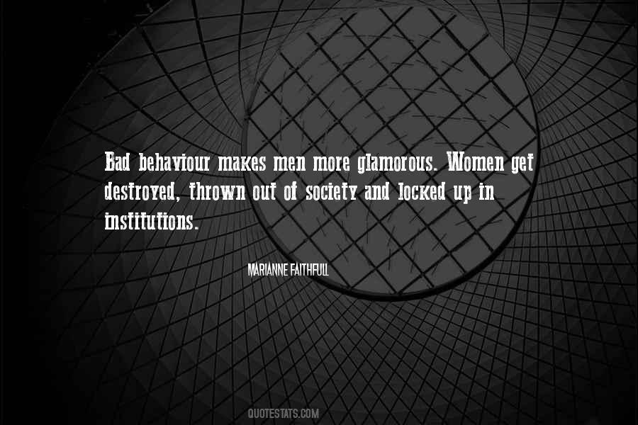 Women Behaviour Quotes #1681355