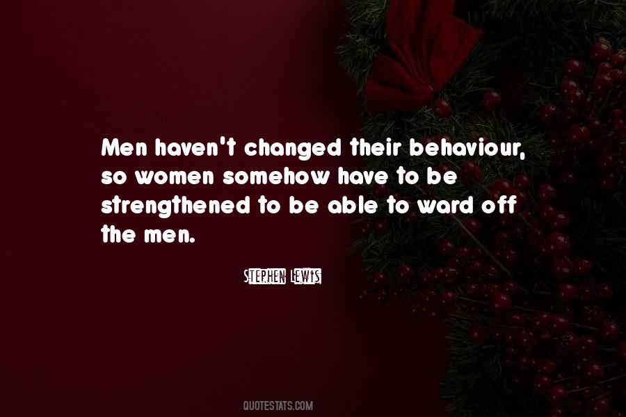 Women Behaviour Quotes #1803277