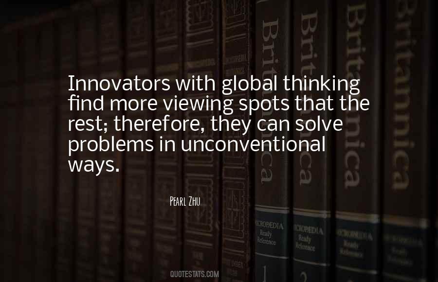 Quotes About Global Thinking #1528352