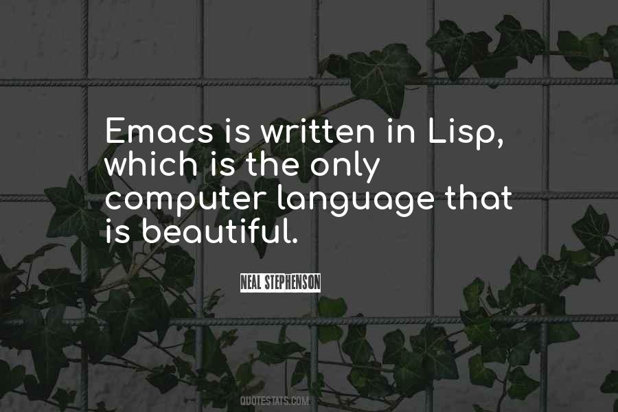 Quotes About Lisp #94287