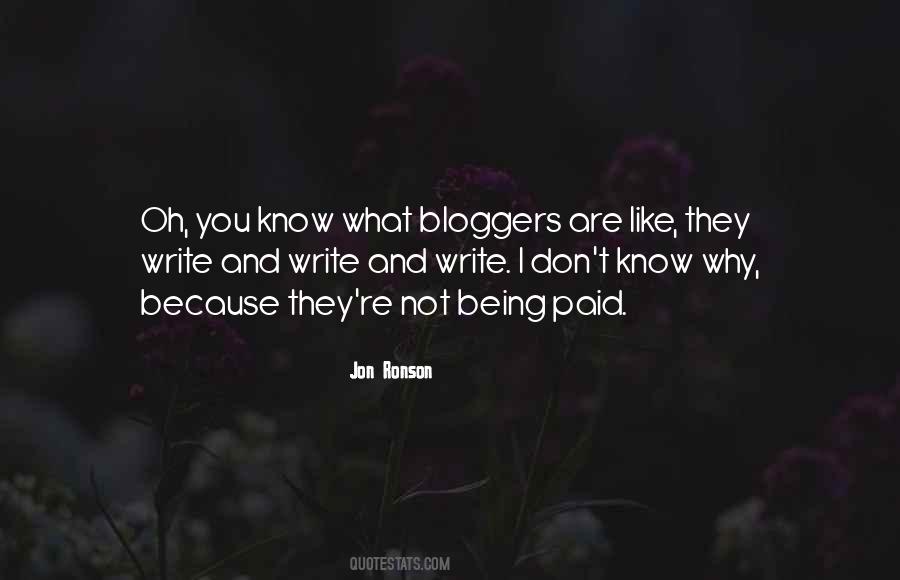 Quotes About Bloggers #1499927