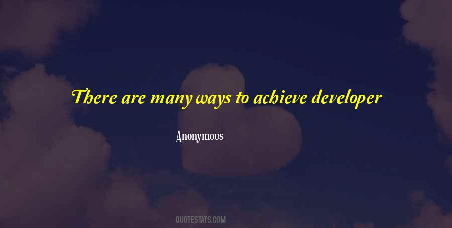 Quotes About Developers #321842