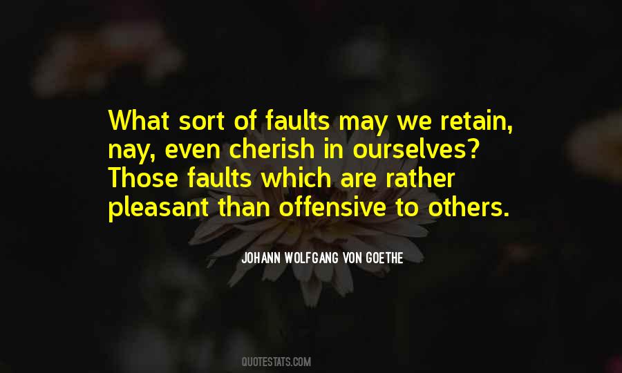 Quotes About Faults #1357337