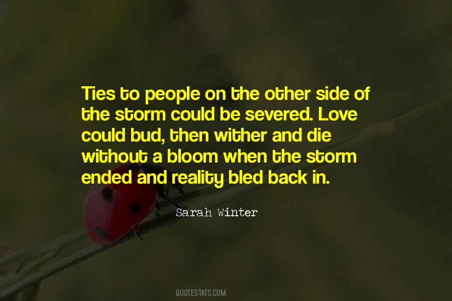 Quotes About Ties Of Love #1483784