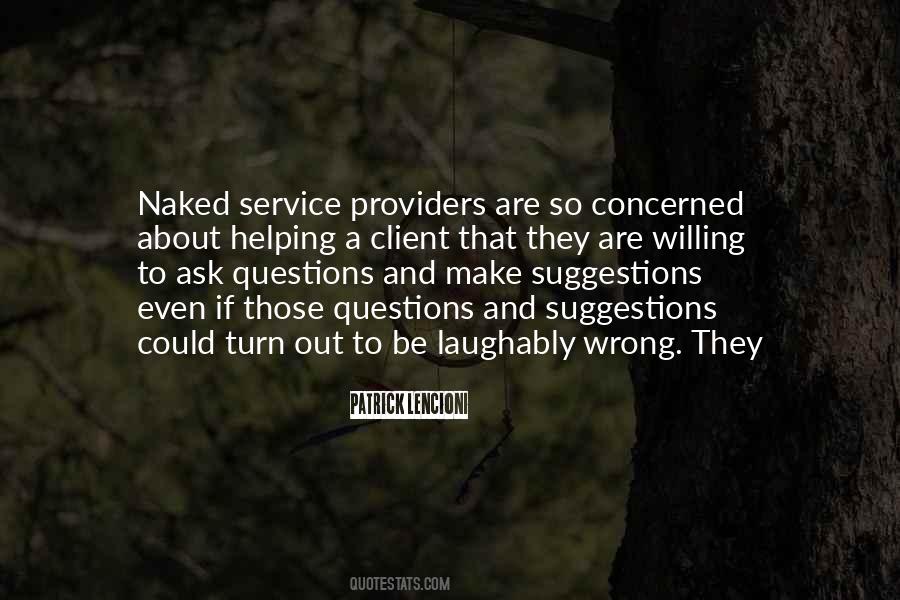 Quotes About Providers #405672