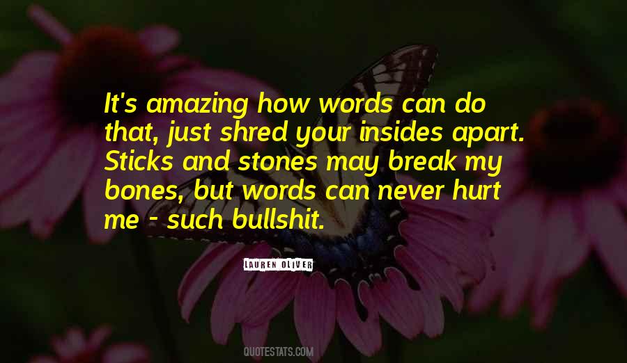 Quotes About Words That Hurt #1293638