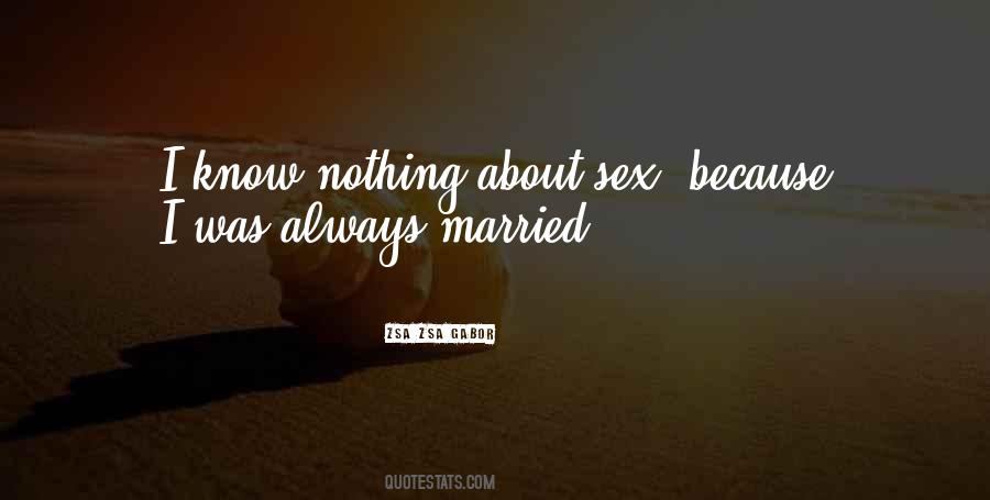 Married Sex Quotes #1643902