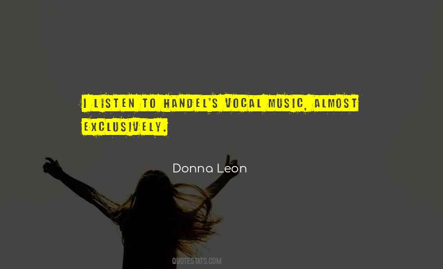 Quotes About Vocal Music #313633