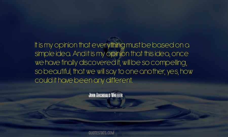 Different And Beautiful Quotes #1138049