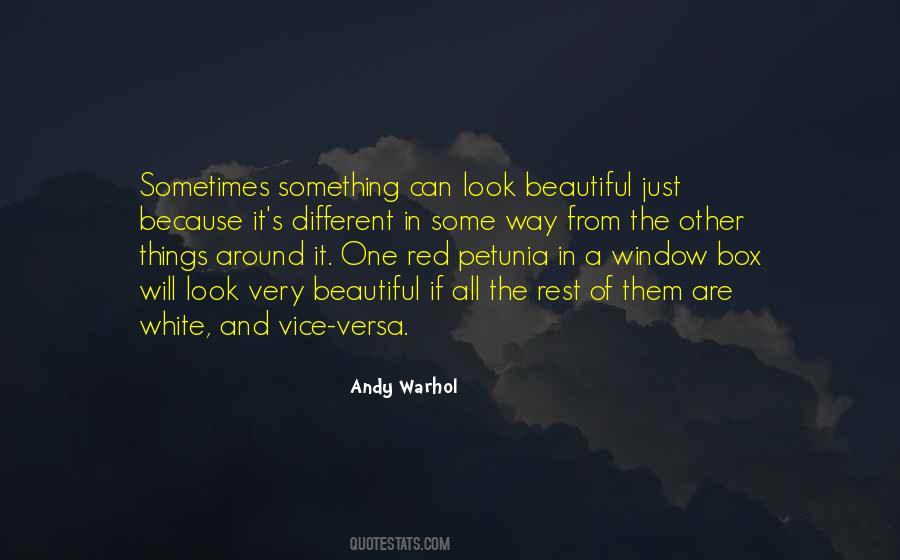 Different And Beautiful Quotes #148443
