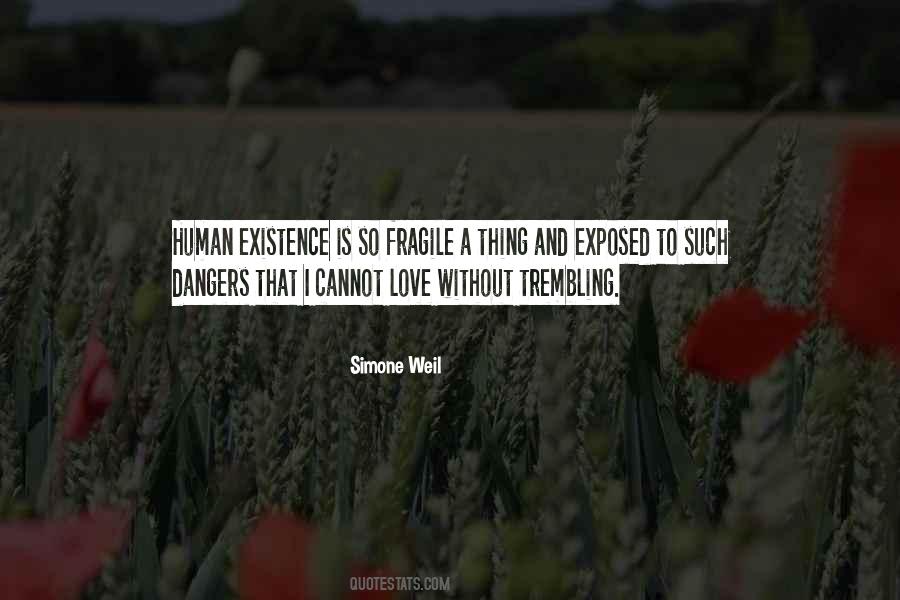 Quotes About Human Existence #1559428