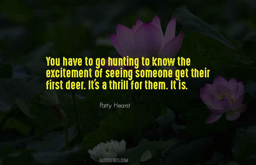Quotes About Hunting Deer #60794