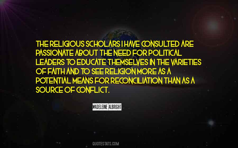 Quotes About Religious Conflict #1400931