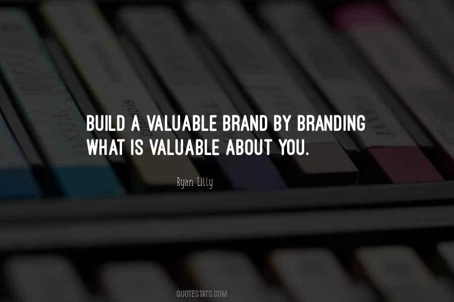 Quotes About Brand Value #1304984