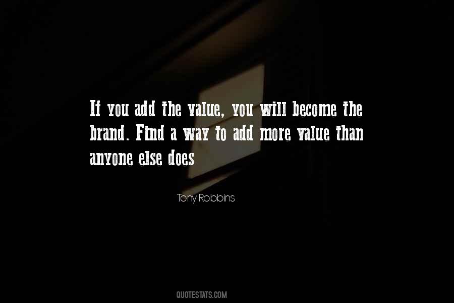 Quotes About Brand Value #1631324