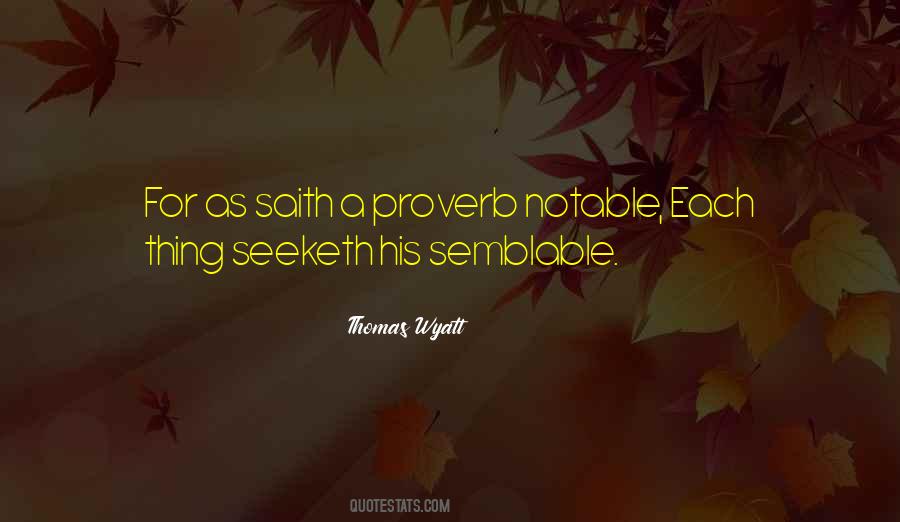 Quotes About Proverb #1048925