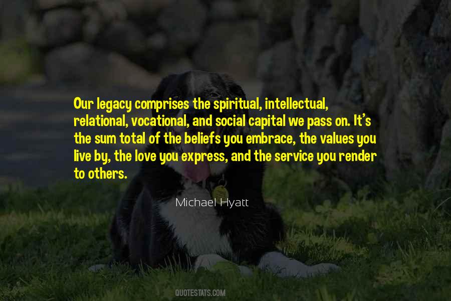 Spiritual Values Quotes #1208949