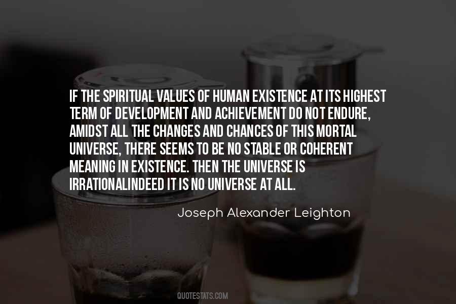 Spiritual Values Quotes #1319412