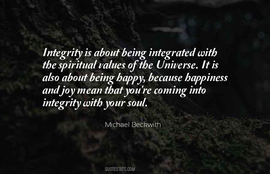 Spiritual Values Quotes #157532