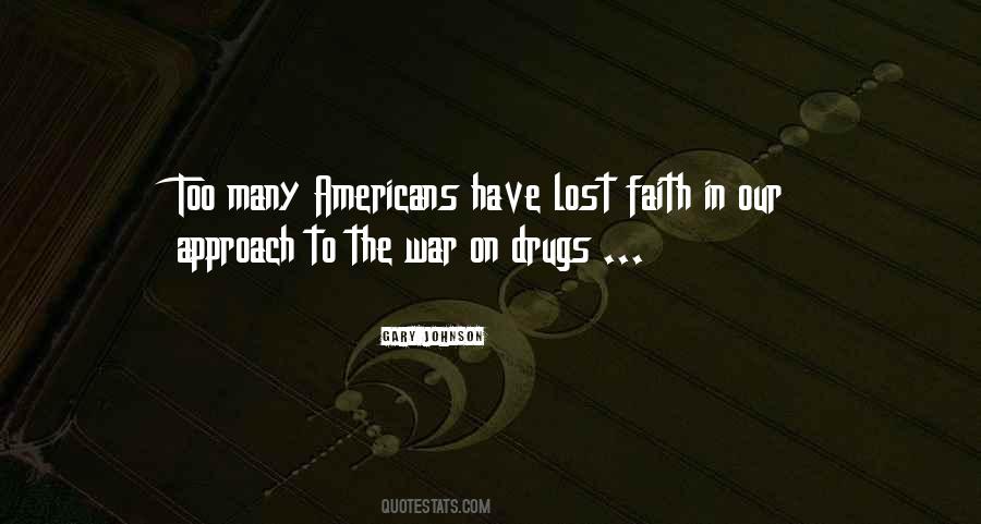 Quotes About Lost Faith #1123511