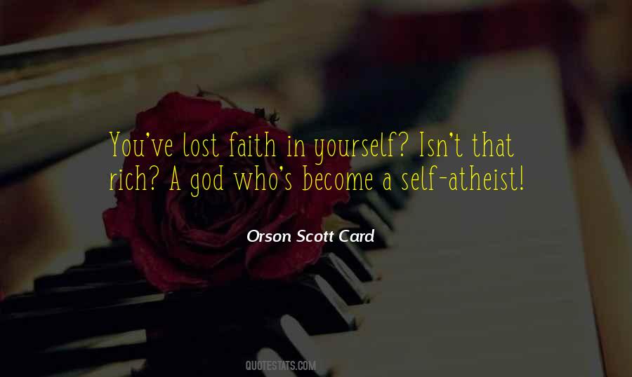 Quotes About Lost Faith #141856