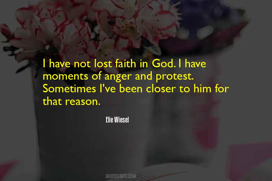 Quotes About Lost Faith #1439300