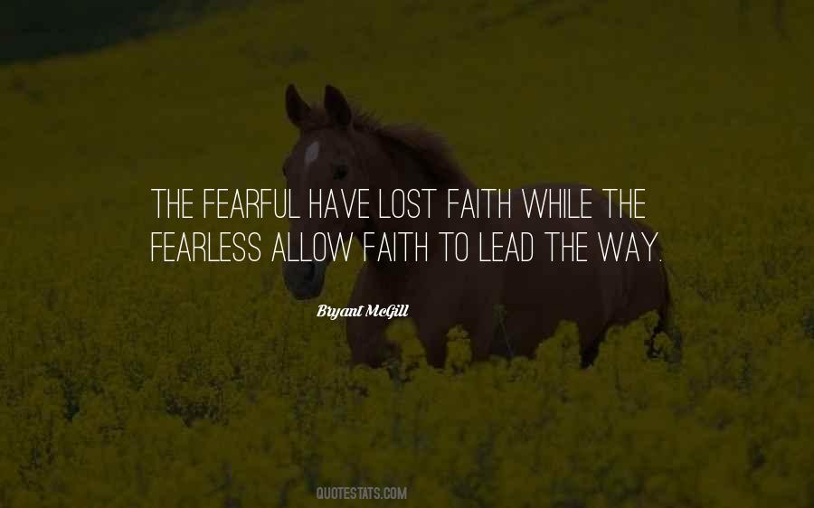 Quotes About Lost Faith #1696581