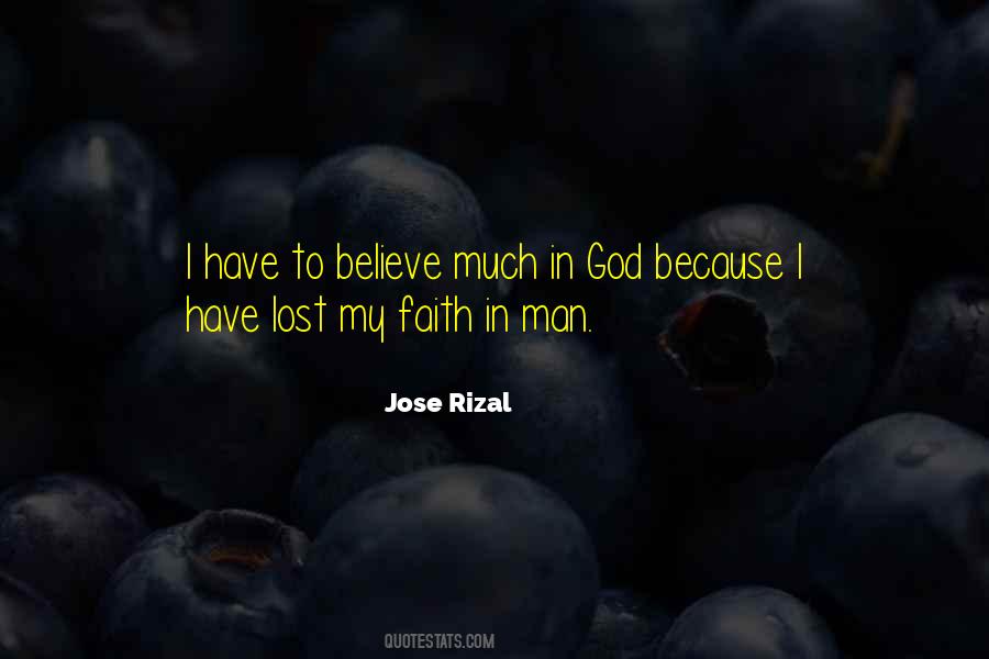 Quotes About Lost Faith #395742