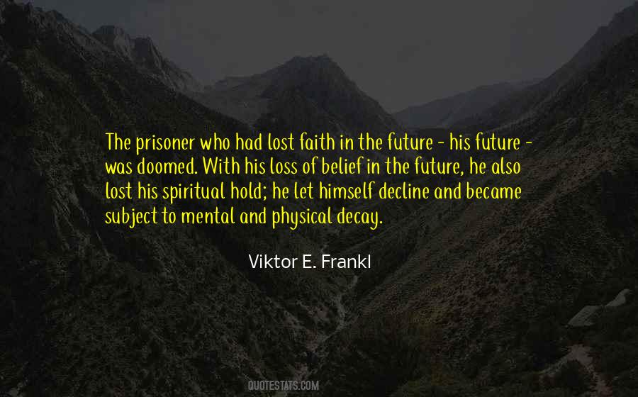 Quotes About Lost Faith #749184